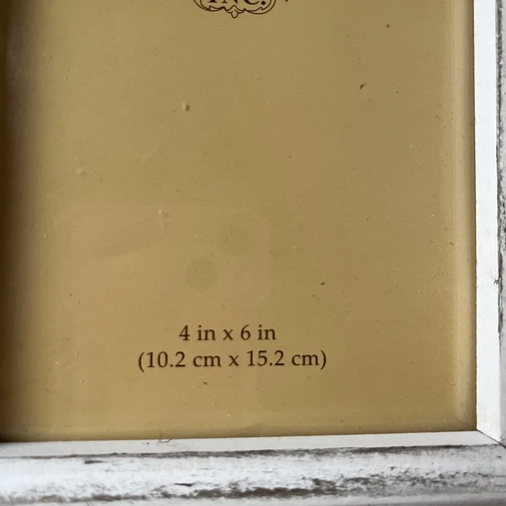 Wood with Floral Motif lavander Joy Elsa L Inc 4x6 Photo Picture Frame